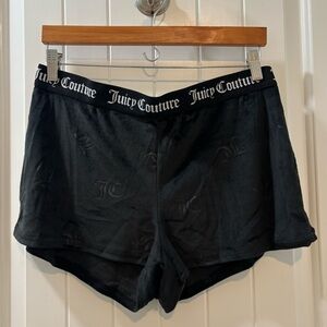 Juicy Couture Velour Sleep Shorts Size Large